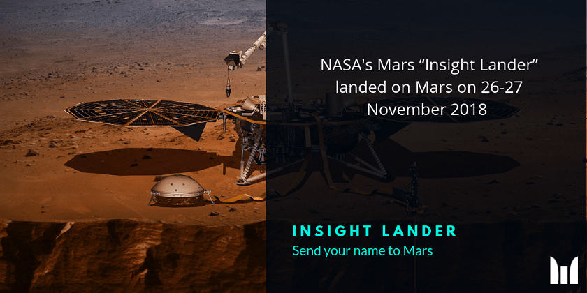 NASA's Mars “Insight Lander” landed on Mars on 26-27 November 2018-min