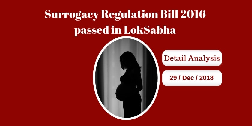 Surrogacy Regulation Bill passed in LokSabha