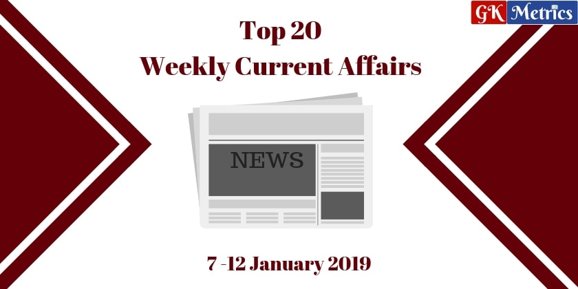 Affairs 7 Jan-12 Jan 2019