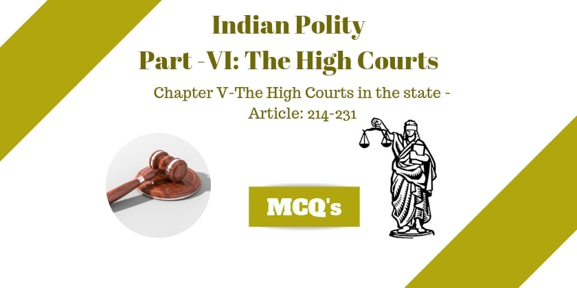 The High Court MCQ