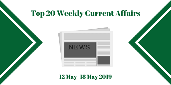 Weekly Current Affairs