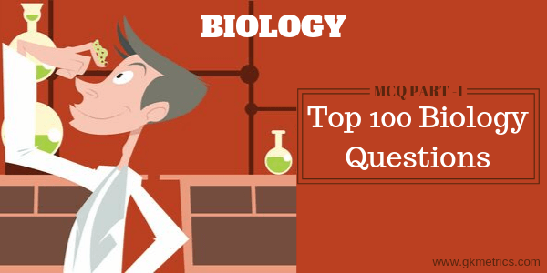 Top 100 Biology MCQ's Part-1