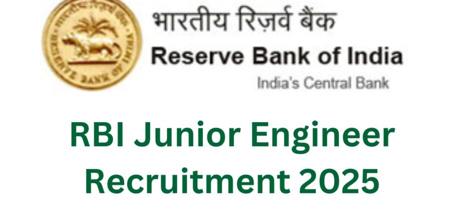 RBI Junior Engineer Recruitment 2025